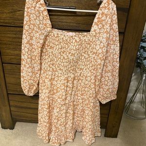 Pink Lily boutique flower print dress